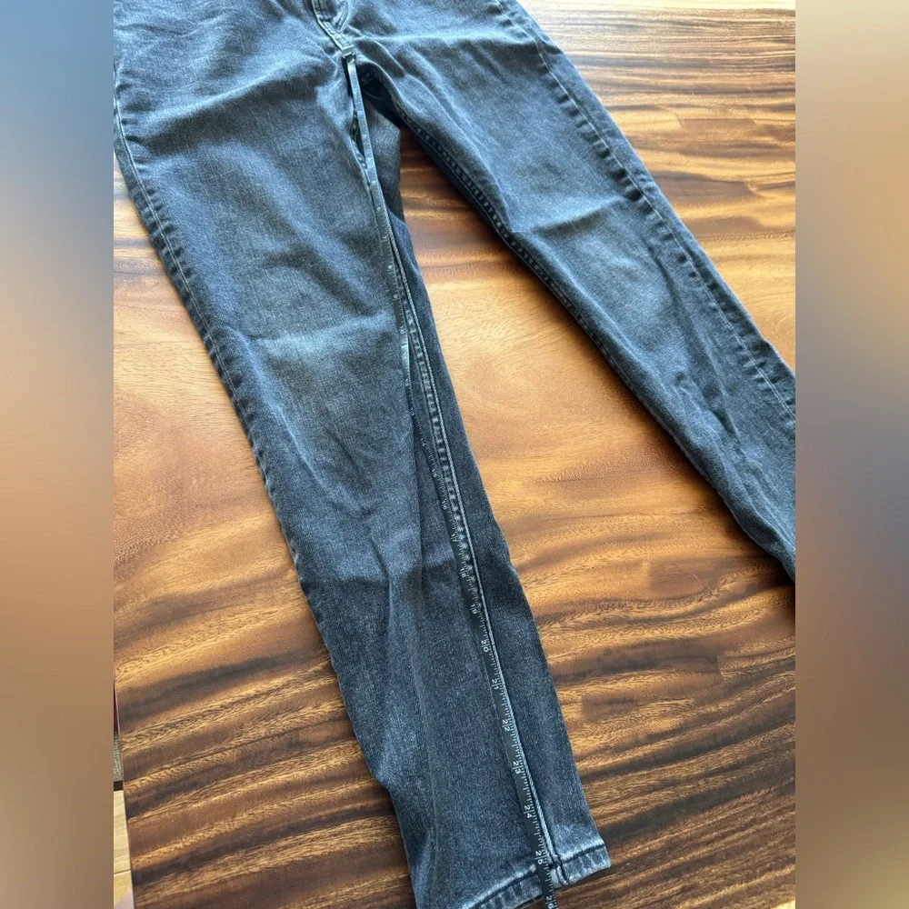 Everlane High Rise skinny jean washed black